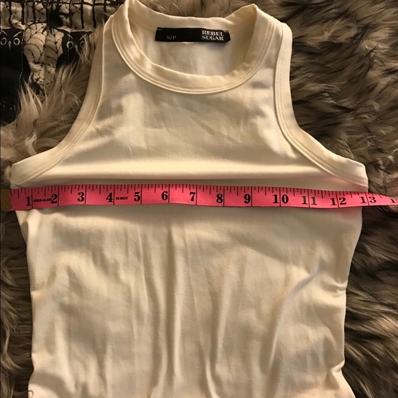 🦇 Rebel Sugar Creme bodysuit size small - Picture 6 of 9